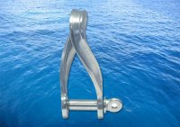 Flat Shackle Twisted A4 (316)