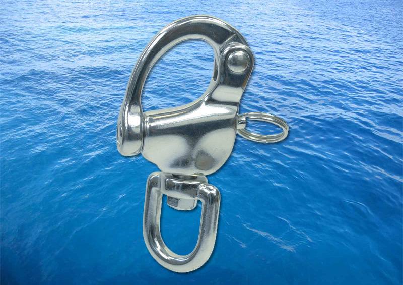 Slip Hook With Ring A4 (316) - Click Image to Close