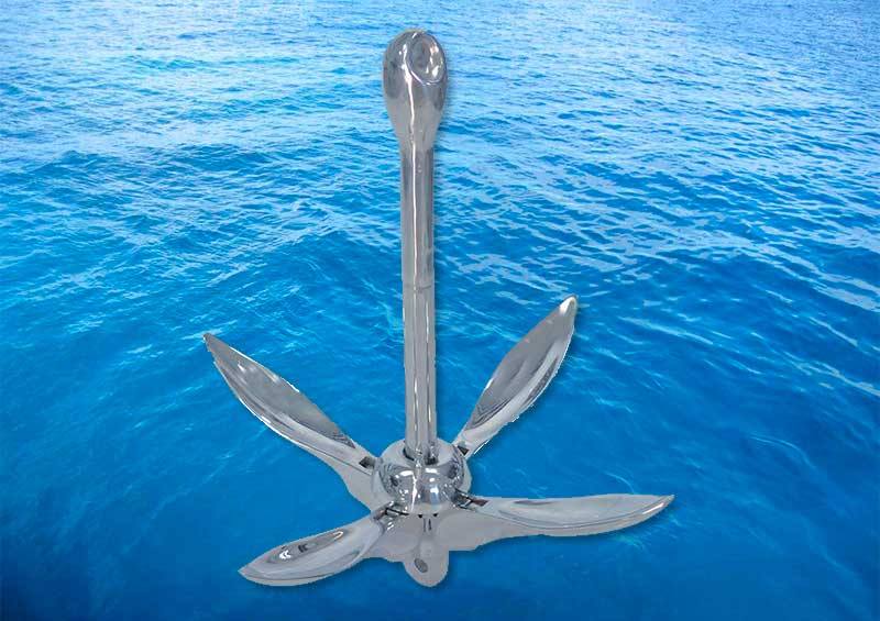 Drag Anchor Highly Polished A4 (316) - Click Image to Close